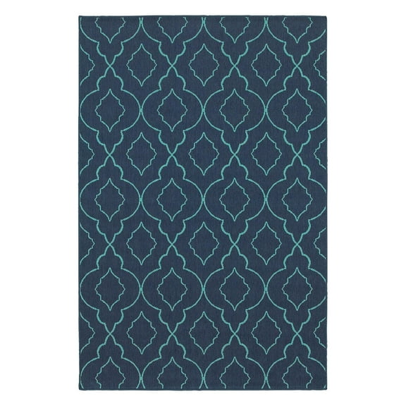 Avalon Home Mackay Scallop Lattice Indoor/Outdoor Area Rug