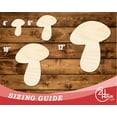 thumbnail image 3 of Unfinished Wood Mushroom Shape 4" / 1/4", 3 of 3