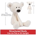 thumbnail image 4 of Cable de peluche GUND para palillo de dientes con forma de oso de peluche, 38 cm, color crema, 4 of 8