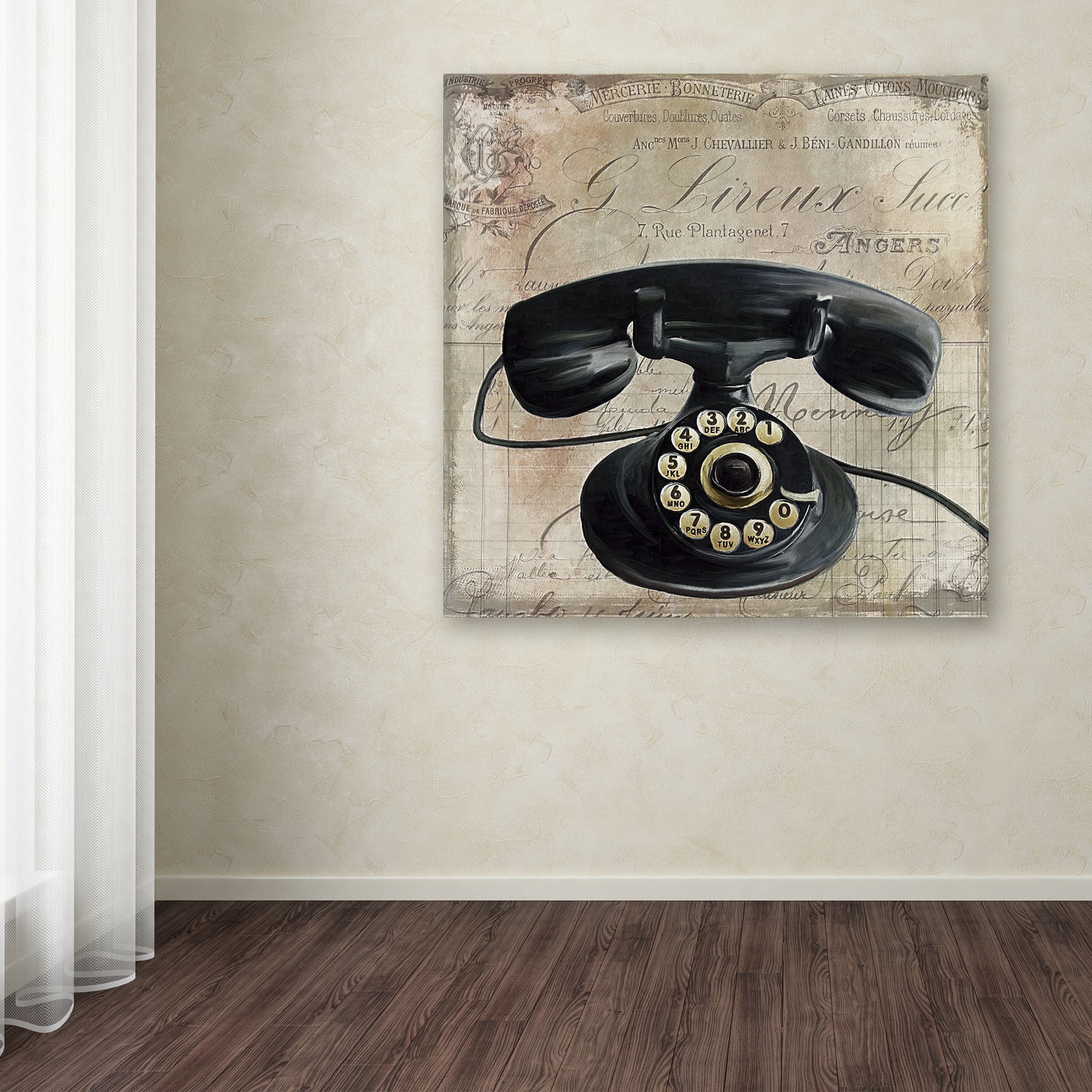 Trademark Fine Art "Call Waiting II" Canvas Art by Color Bakery
