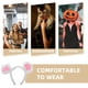 thumbnail image 4 of BRIGHTFUFU 2 uds. Diadema con orejas de ratón de felpa bonita, accesorio de disfraz de oreja de ratón blanco difuso para disfraz de Halloween, orejas de ratón pequeñas para niñas y adultos, 4 of 7