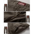 thumbnail image 6 of Matchstick Men's Cotton Straight Leg Relax Fit Cargo Pants with 8 Pockets, 6 of 8
