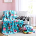 thumbnail image 6 of Betsey Johnson Betsey'S Leopard Plush-Fleece Pink Blanket-King, 6 of 6