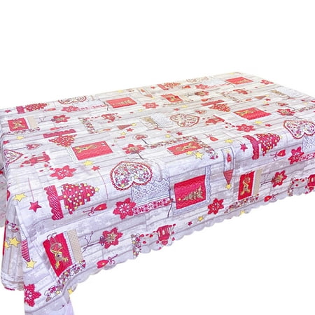 

Tuscom Home Decor Clearance Decorative Christmas Tablecloths Cartoon Home Tablecloth Cartoon Christmas Party Decorations Home Decorations Festival Table Cover Christmas Decorations
