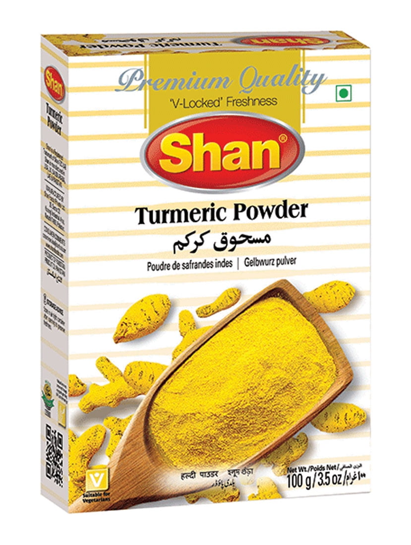 Shan Turmeric Powder 100g Freshly Grounded Finest Haldee Walmart Canada