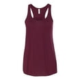 thumbnail image 1 of Bella Ladies Flowy Racerback Tank, 2XL, Maroon, 1 of 3