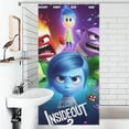thumbnail image 4 of Inside Out Shower Curtain Waterproof Polyester Fabric Bathroom Curtain Decorative Set with 12 Hooks, 4 of 7