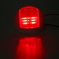 thumbnail image 3 of Light Pair of Rounded Waterproof Sidelight Signal Lamp Red + Green LED Navigation Warning Light 12V, 3 of 7
