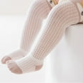 thumbnail image 4 of GigrtiJin Preemie Newborn Baby Cotton Stocking Graphic Ribbed Knee High Non-Skid Socks Thin Mesh Socks 0 Months-3 Years, 4 of 4