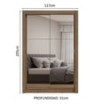 thumbnail image 3 of Ropero Closet Madesa Milano 2 Puertas 2 Espejos MM, 3 of 5