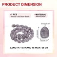 thumbnail image 2 of Uxcell Natural Stone Gemstone Beads, Cuboid Loose Semi Spacer Beads Crystal Agate Bead for Bracelet Necklace Jewelry Making Blue Grey, 2 of 6