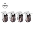 thumbnail image 1 of 4Pcs 2in TPE Rubber Removable Mute Chair Fixed Rubber Casters, 1 of 5