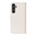 thumbnail image 3 of Phone Case for Samsung Galaxy S24 FE Wallet PU Leather Case with Card Slots Kickstand Shockproof Magnetic Flip Cell Phone Cover, White, 3 of 7