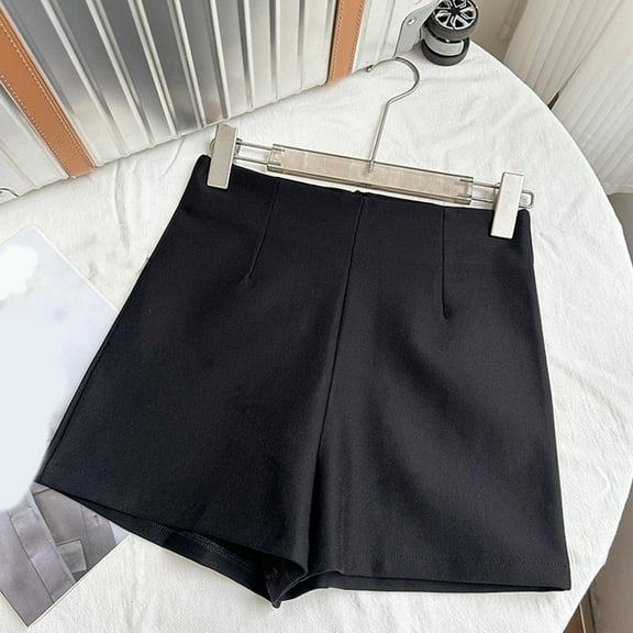 Mqqzkk Womens Summer Shorts Casual High Waist Shorts Elegant Daily Work Loungewear Shorts