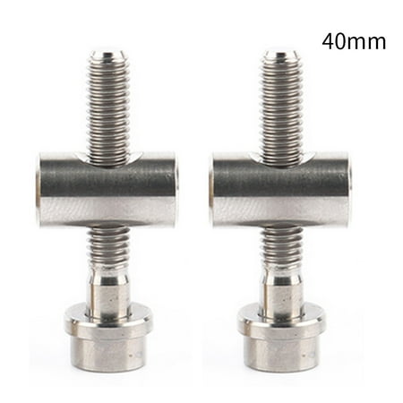 

ASCZOV 2pcs Parts Repairing Easy Install Bicycle Screws Seat Post Bolts Titanium Alloy