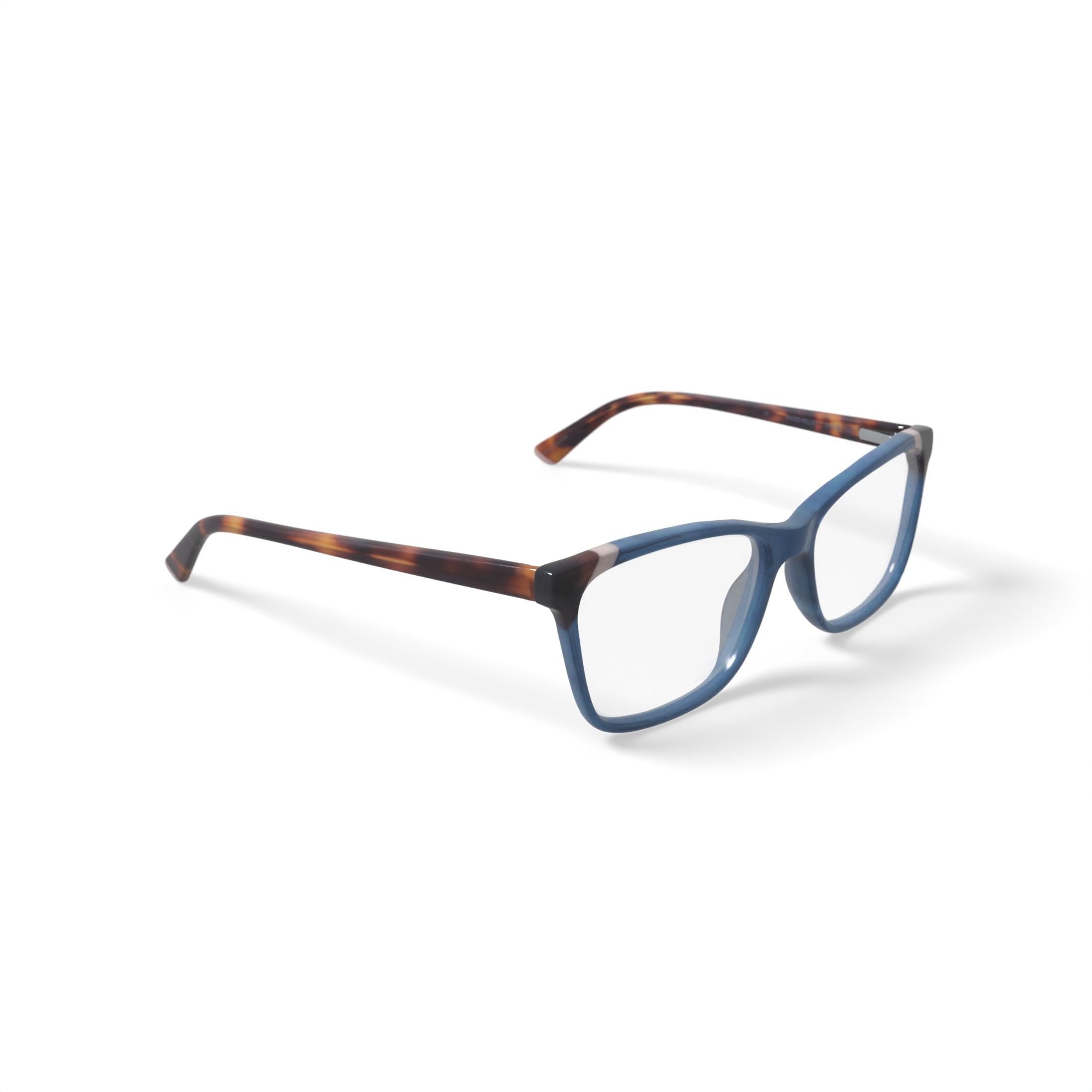 Walmart Women's MV025 Kelley Square Prescription Eyeglasses with Case, Blue