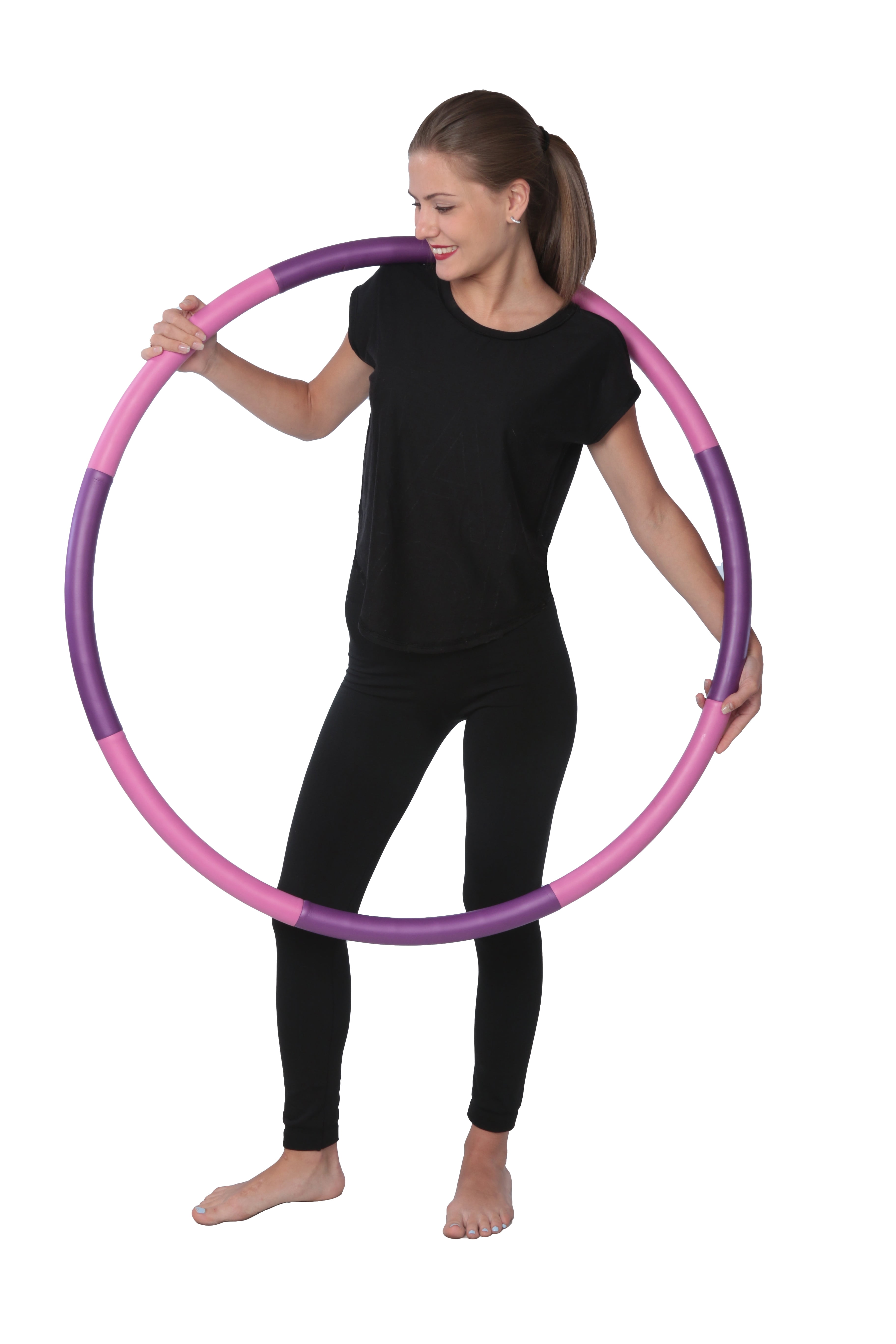 Weighted Hula Hoop, 2 Pound Fitness Exercise Hula Hoop, Weight Loss Workout  Equipment for Dancing Hot Fitness Workouts and Simply The Funnest Way to