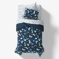 thumbnail image 3 of Mainstays Kids Glow in the Dark Gamer Reversible Comforter Set with Sheets, Twin, 5 Pieces, 3 of 8
