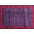 thumbnail image 1 of Ahgly Company Indoor Rectangle Abstract Purple Contemporary Area Rugs, 3' x 5', 1 of 4