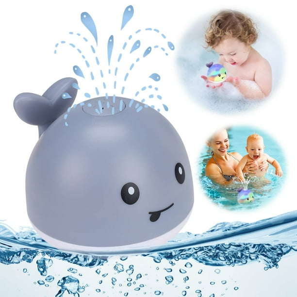 Dream Fun Baby Bath Toy for Boys Girls Age 1 2 3 Light up Whale Spray