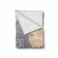 thumbnail image 2 of Summer Soft Flannel Fleece Blanket, Vacations Getaways Dream Words Summer Time Enjoy Every Moment Enjoy the Sunshine, Cozy Plush for Indoor and Outdoor Use, 50" x 70", Orange Ivory, by Ambesonne, 2 of 6