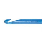 Crystalites Acrylic Crochet Hook 5.5"-Size G6/4mm