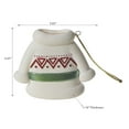thumbnail image 2 of Ornement Pull En Céramique - Ensemble De 6, 2 of 3