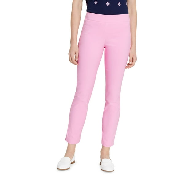 Charter Club Cambridge Skinny Pull-On Tummy-Control Pants Bubble Bath 8