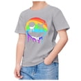 thumbnail image 1 of WEAIXIMIUNG 3T Girl Clothes Summer Blue Children's Printed Short Sleeved T Shirt, 1 of 4