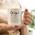 thumbnail image 3 of Gigi Definition Coffee Mug, Grandma Mother's Birthday Gifts for Granddaughter Grandson, Double Side Printed Ceramic Mug Cup 11 Ounce, 3 of 4