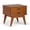 Teak Brown, variant on Simpli Home Draper 22 inch Wide Solid Wood Mid Century Modern Side Table in Medium Auburn Brown