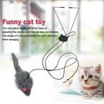 thumbnail image 6 of 63 Inch Self-Play Hanging Door Retractable Scratching Rope with Mouse Toy - Interactive Cat Entertainment - Energy Consumption and Furniture Protection, 6 of 9