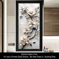 thumbnail image 3 of 17.71 x 39.37 White Plum String Pattern Frosted Removable Reusable Window Film, 3 of 7