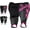 Pink/Silver, variant on Vizari Napoli Youth Soccer Shin Guards for Boys and Girls | Pink and Silver Shin Pads with Flexible Protection - PINK/SILVER, S