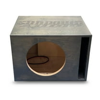 Single 10" Birch Ported Subwoofer Box for Sundown v6 NS Series