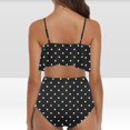 thumbnail image 4 of Pisexur Tankini Swimsuits for Women Tummy Control Two Piece Bathing Suits Ruffled Flounce Tankini Top with High Waisted Bottom Bikini Set, 4 of 6