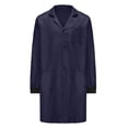 thumbnail image 6 of Kosheko Men's Long-Sleeve Work Dust Coat Notched Lapel Multi Patch Pockets Snap Front Closure for Daily Workshop Tasks Blue S, 6 of 9