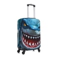 thumbnail image 3 of Uemuo Cartoon Cute Shark Printed Washable Luggage Cover - Fashion Suitcase Protector Fits 18-32 Inch Luggage -Small, 3 of 9