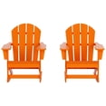 thumbnail image 4 of Polytrends  Laguna Hdpe All Weather Outdoor Patio Rocking Chair (Set of 2) Orange, 4 of 5
