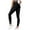 Black, variant on Women Scrunch Lifting Seamless Booty High Waisted Workout Yoga Pants (Coffee, S)