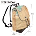 thumbnail image 2 of Fotbe Beach Footprint Mochila Bolso con Estampado para Mujer, Mochila Antirrobo de Nylon Impermeable, Bolsa Ligera de Hombro, 2 of 4