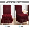 thumbnail image 3 of Gostoto Spandex Chair Cover with Skirt Wedding Party Decor Dining Room Seat Cover Furniture Protector, 3 of 4