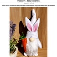 thumbnail image 3 of Adornos para ventanas, conejo de pascua, muñeco sin rostro, Rudolph Dwarf, 3 of 5