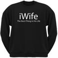 thumbnail image 1 of iWife Chandail en Molleton Col Rond Noir Adulte, 1 of 1