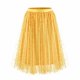 thumbnail image 1 of Faldas Largas para las Mujeres de Verano Estrella Impresión en Capas Torta Irregular Malla Lentejuelas Maxi Falda, 1 of 2