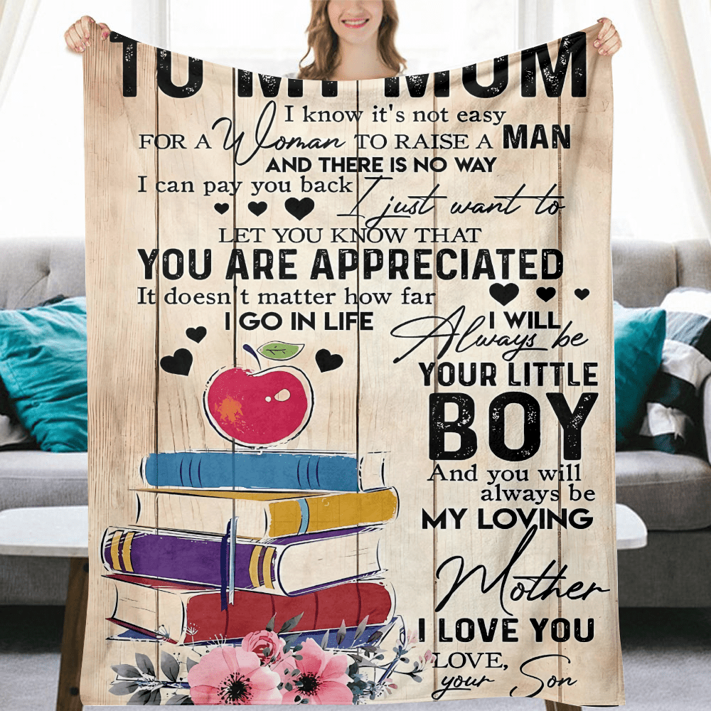  OFADD Gifts for Mom, Mother's Day Birthday Gifts for Mom,  Blanket to My Mom Gift from Daughter, Mom Day Gift Blanket, Mom Blanket 50”  x 60” : Home & Kitchen