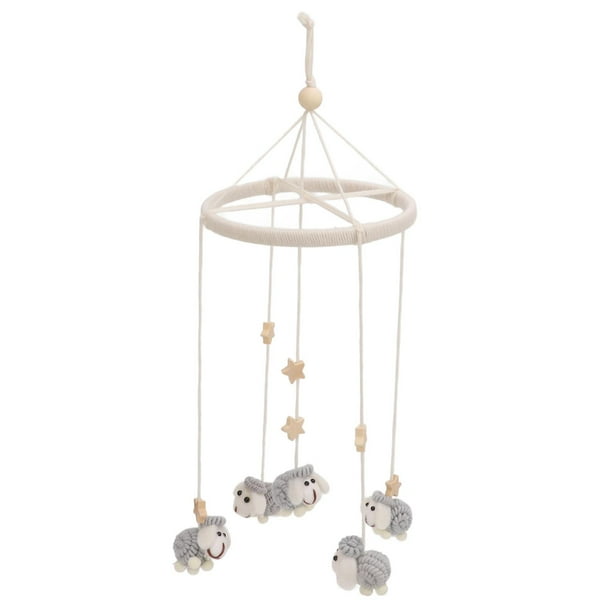 Cute Star Wind Chime Home Decoration Baby Mobile Rattle Organic Gift Toy Set for Children