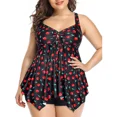 thumbnail image 3 of Mycity® Traje De Baño De Dos Piezas Talla Grande Para Mujer, 3 of 5