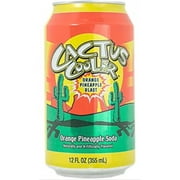 cactus cooler soda orange pineapple blast 12 pack 12-ounce cans