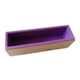 thumbnail image 4 of 42 Rectángulo Jabón De Silicona Caja De Inicio Herramientas De Fabricación De Jabón De Bricolaje Púrpura Yinane pan de moldes de jabón de silicona, 4 of 8